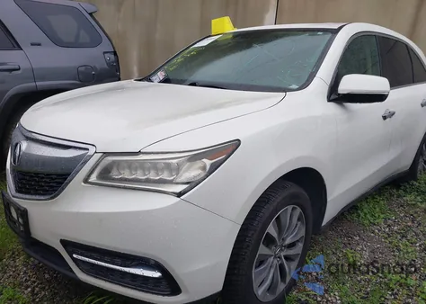 2015 Acura Mdx Technology Package from USA, damaged, VIN 5FRYD4H46FB028559